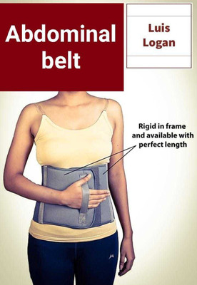 LUIS LOGAN Abdominal belt after delivery for tummy reduction Abdominal support (Grey,FREE) Abdominal Belt(Grey)