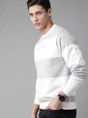Roadster Full Sleeve Striped Men Sweatshirt