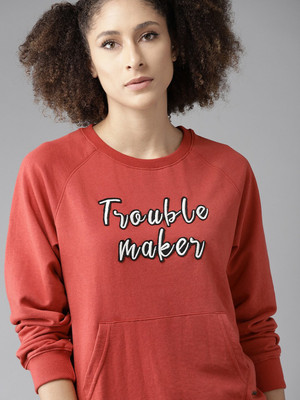 68% OFF on Roadster Full Sleeve Embroidered, Self Design Women