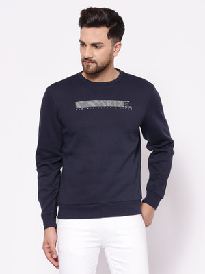 Full Sleeve Color Block Men Sweatshirt 