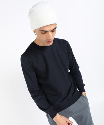PARX Full Sleeve Solid Men Sweatshirt