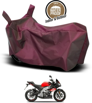 Qmarts Waterproof Two Wheeler Cover for Aprilia(Maroon)