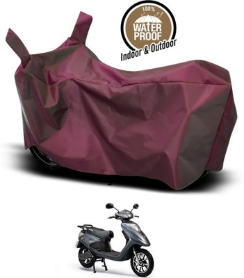 Trendymart Waterproof Two Wheeler Cover for Ampere(Magnus, Maroon)