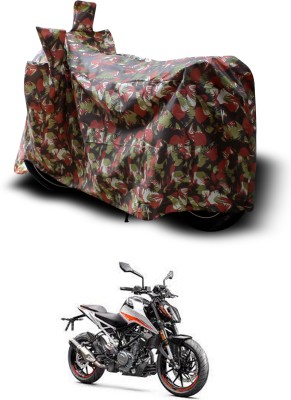 GOSHIV-car and bike accessories Two Wheeler Cover for KTM(Duke 390 ABS, Multicolor)