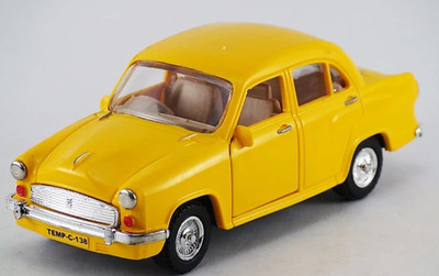 centy Ambassador with Pull back Action 2 front Doors Open(Yellow, Pack of: 1)