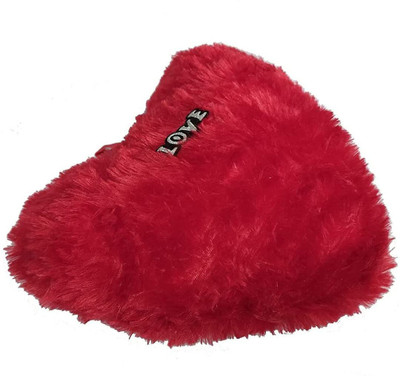 imtion ( Pack of 1 Red Dil Teddy Bear ) Soft Decorative Heart Shape Cushion Pillow Red Colour