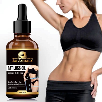 Jai Ambala Fat burning oil for women fat loss oil for women/ belly fat reduce oil/ weight loss massage oil/ fat burner oil for women/ slimming oil/ weight loss oil-(30 ml)