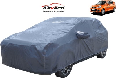Kavach Car Cover For Maruti Suzuki Alto K10 (With Mirror Pockets)(Grey, For 2010 Models)