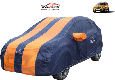 Kavach Car Cover For Renault Triber (With Mirror Pockets)(Blue, Orange)