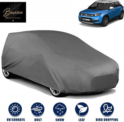BOWRAIN Car Cover For Maruti Suzuki Grand Vitara (Without Mirror Pockets)(Grey)