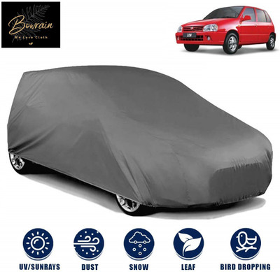 BOWRAIN Car Cover For Maruti Suzuki Zen (Without Mirror Pockets)(Grey)
