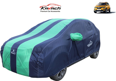 Kavach Car Cover For Renault Triber (With Mirror Pockets)(Blue, Green)