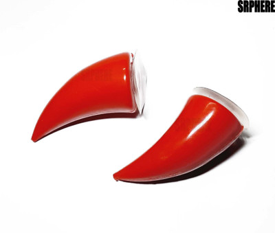 SRPHERE Helmet Mohawk for Bike(Red)