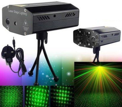 TECHGEAR Mini Disco Light Projector Stage Lighting for Party & Diwali Make Shower Laser Light(Ball Diameter: 10 cm)