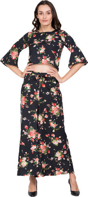 Pavika Women Crop Top Palazzo Set