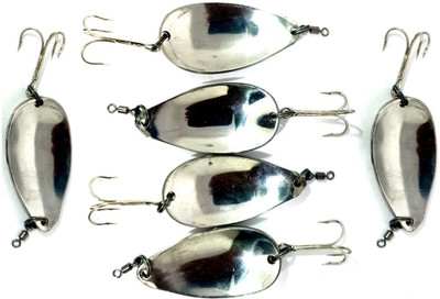 CORAL SHAKUNTALA ENTERPRISES Spoon Stainless Steel Fishing Lure(Pack of 6, Size 2)