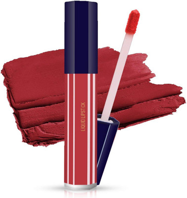 Latixmat NEW MATTE FINISH, SMUDGE PROOF, KISS PROOF FEARLESS LIP CHROME LIPSTICK(FEARLESS, 8 ml)
