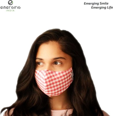 EMERGING INDIA present Unisex Breathable Face Mask with Adjustable Ear Loop Without Valve 223366 Washable Cloth Mask Washable Cloth Mask(XL, Pack of 1)