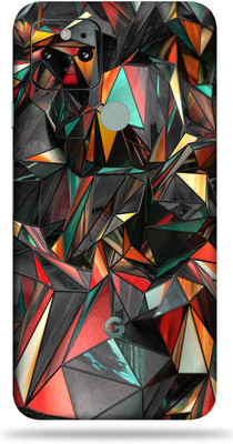 Satisfactory Google Pixel 5 Mobile Back Skin Mobile Skin(Multicolor)