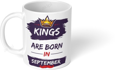 Akipi Kings are born in September ARM073 Ceramic Coffee Mug(325 ml)