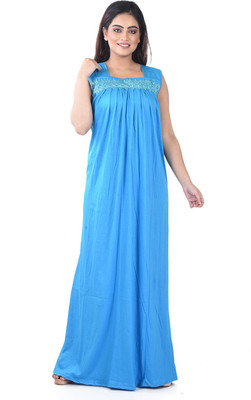Piyali's Creation Women's Women Nighty(Light Green)