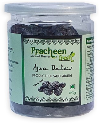 Pracheen Fresh Ajwa Dates , Saudi Arabia, 250g pack Dates(250 g)