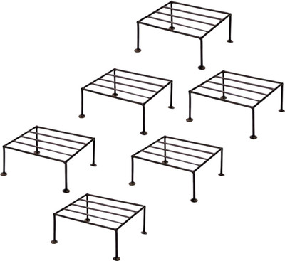 Knotify Plant Container Set(Pack of 6, Metal)