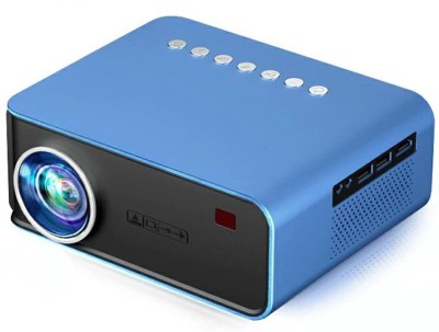 dkian T4 uc46 Smart Projector HD 3D WiFi miracast 4000 Lumens Home Cinema Projector 1080p (4000 lm / 1 Speaker / Wireless / Remote Controller) Portable Projector(Blue)