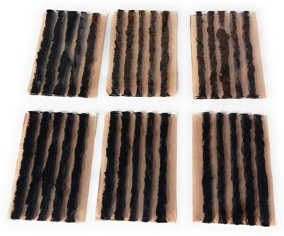 SEAHORSE POLYMERS Punctures Repair Strips for Car Bike Tubeless Tire 30 Pieces Color Black Tubeless Tyre Puncture Repair Kit