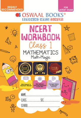 Oswaal NCERT Workbook Mathematics (Math Magic), Class 1 (For Latest Exam)(Paperback, Oswaal Books)