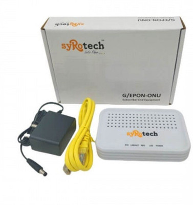 Syrotech EPON ONU (Optical Network Unit) with 1 GE Port | SY-EPON-1000-ONU 100 Mbps Router
