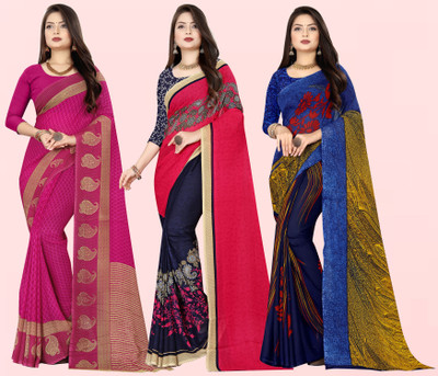 OFF on kashvi sarees Printed Daily Wear 