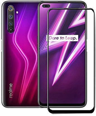Classy Technobite Edge To Edge Tempered Glass for Realme 7I (Black) Premium Screen Protector Guard, 9H Hardness with Easy Self Installation Kit(Pack of 1)