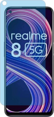 TELTREK Tempered Glass Guard for REALME 8 5G RMX3241 (Impossible UV AntiBlue Light)(Pack of 1)