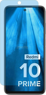 ZINGTEL Tempered Glass Guard for MI 10 PRIME (Impossible UV AntiBlue Light)(Pack of 1)