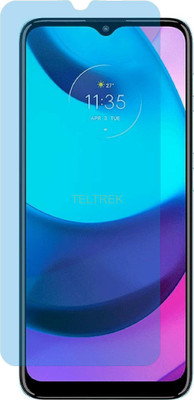 TELTREK Tempered Glass Guard for MOTOROLA E20 (Impossible UV AntiBlue Light)(Pack of 1)