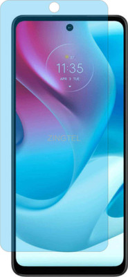 ZINGTEL Tempered Glass Guard for MOTO G60S (Impossible UV AntiBlue Light)(Pack of 1)