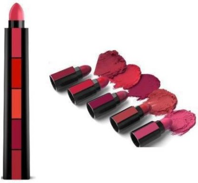 TUMR Fab Red Edition 5 in 1 Pocket Matte Lipstick (Red Edition) (Matte, 7.5 g)(MULTICOLOR, 7 g)