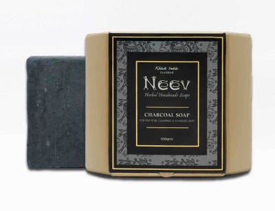 Neev Charcoal Soap For Deep Pore Cleansing and Flawless Skin(100 g)
