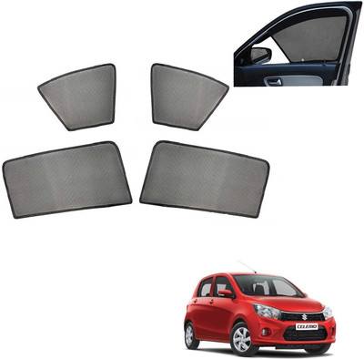 AuTO ADDiCT Side Window, Rear Window Sun Shade For Maruti Suzuki Celerio(Black)