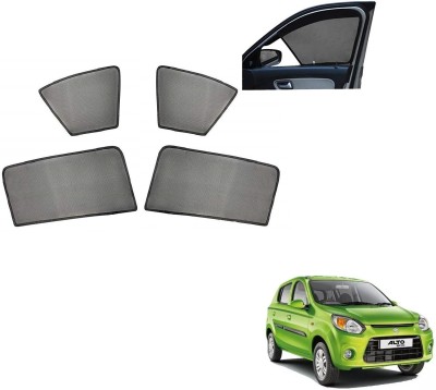 AuTO ADDiCT Side Window, Rear Window Sun Shade For Maruti Suzuki Alto 800(Black)