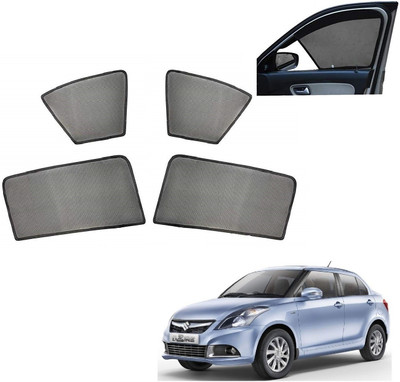 AuTO ADDiCT Side Window, Rear Window Sun Shade For Maruti Suzuki New Dzire(Black)