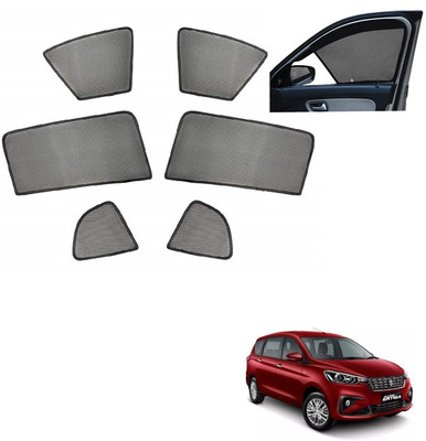 AuTO ADDiCT Side Window, Rear Window Sun Shade For Maruti Suzuki Ertiga(Black)