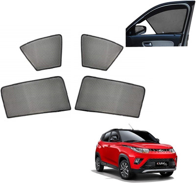 AuTO ADDiCT Side Window, Rear Window Sun Shade For Mahindra KUV 100(Black)