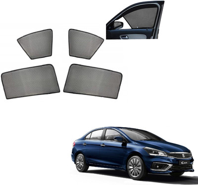 AuTO ADDiCT Side Window, Rear Window Sun Shade For Maruti Suzuki Ciaz(Grey)