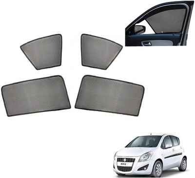 AuTO ADDiCT Side Window, Rear Window Sun Shade For Maruti Suzuki Ritz(Black)
