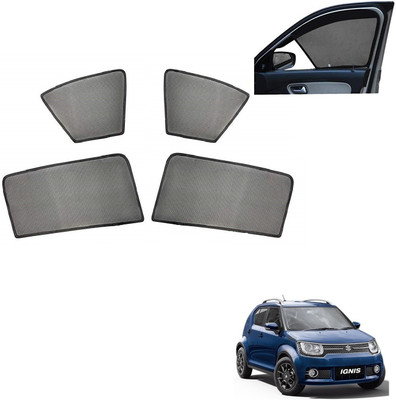 AuTO ADDiCT Side Window, Rear Window Sun Shade For Maruti Suzuki Ignis(Black)
