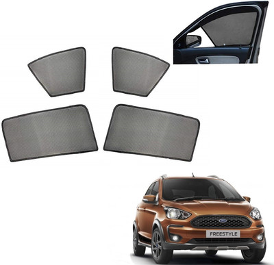 AuTO ADDiCT Side Window, Rear Window Sun Shade For Ford Freestyle(Black)