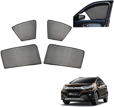 AuTO ADDiCT Side Window, Rear Window Sun Shade For Honda WRV(Black)