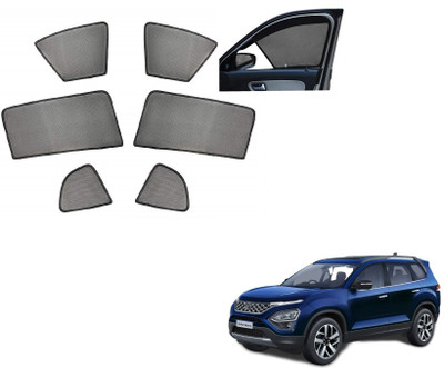 AuTO ADDiCT Side Window, Rear Window Sun Shade For Tata Safari(Black)